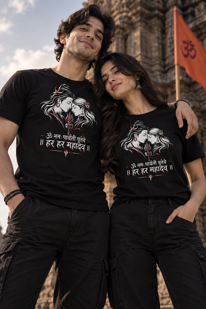 Har Har Mahadev T-Shirt 100% Cotton