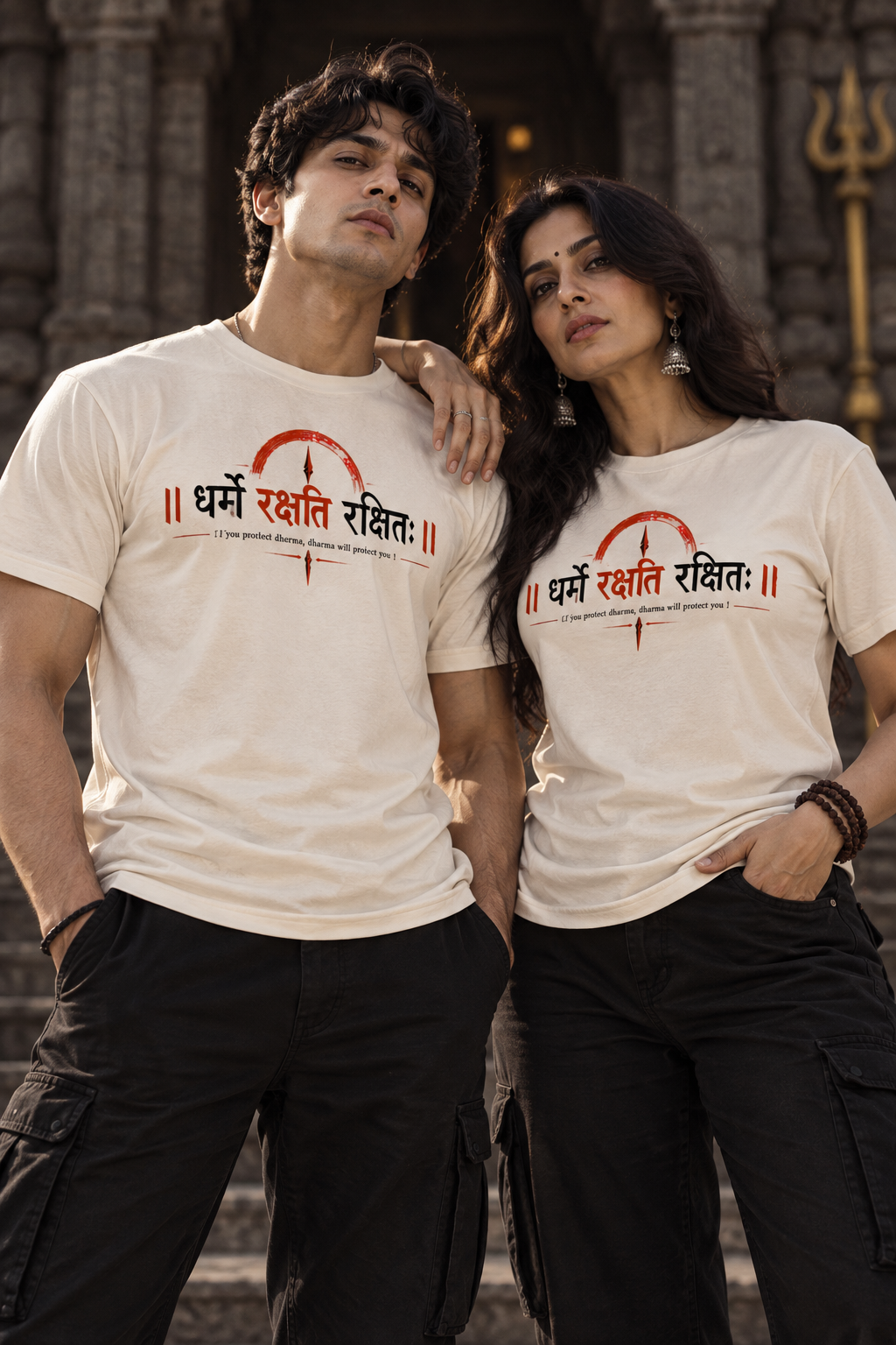 Dharma Rakshati Rakshitah T-Shirt