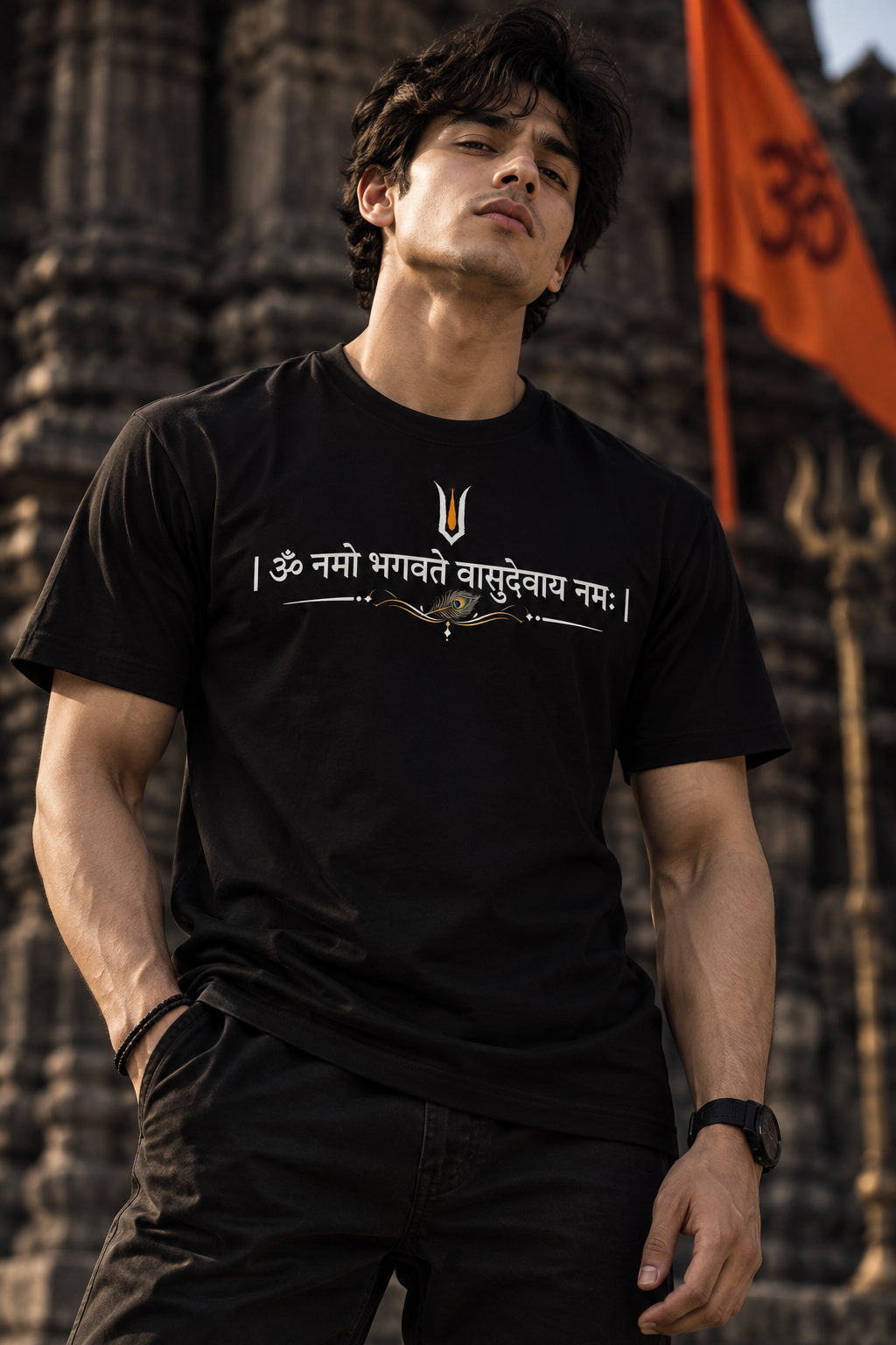 Bhagavatey Vasudevaya Namaha T-Shirt