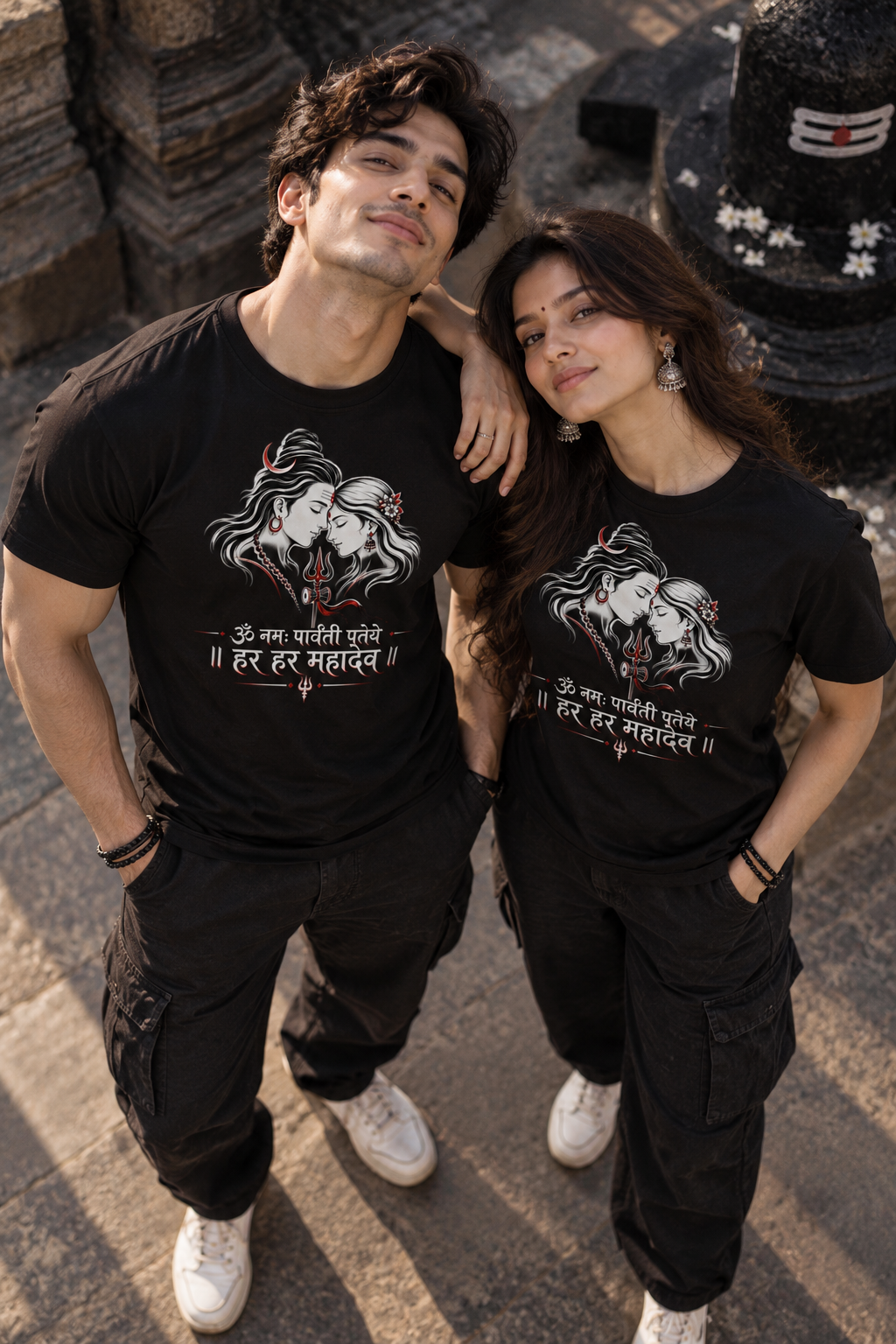 Har Har Mahadev T-Shirt 100% Cotton